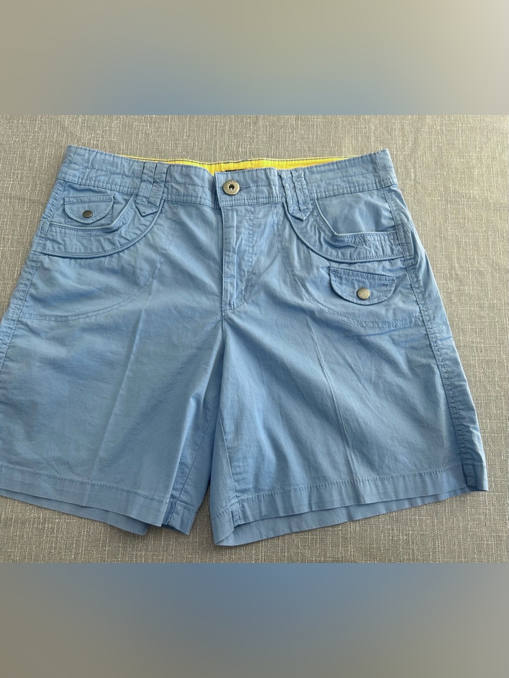 Light Blue Women’s Shorts Cargo Golf Chino Casual Summer Essential